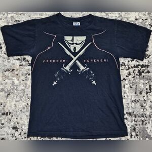 Rare V for Vendetta Movie Exclusive Men's Shirt - (Small) Limited Edition